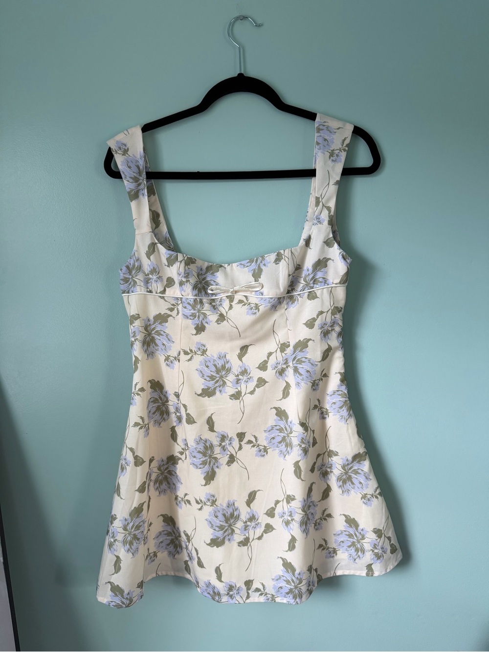 Peppermayo butter yellow & blue Sundress